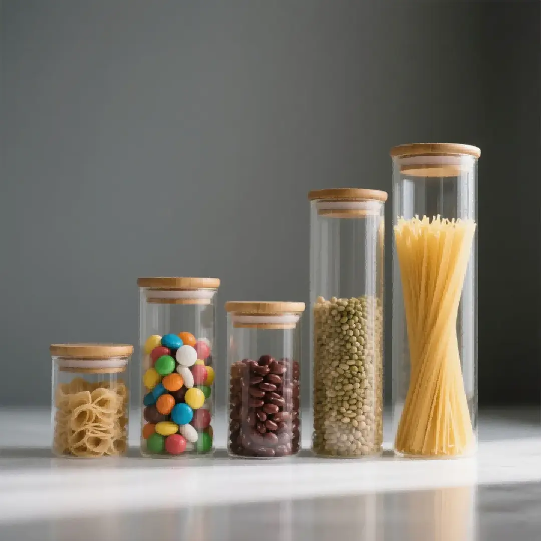 带盖的透明储存罐 带盖的透明储存罐